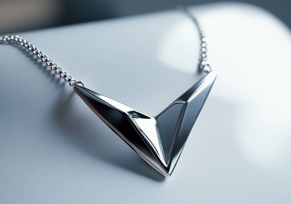 Photorealistic jewelry rendering showcasing expert 3D modeling, precise metal reflections, and high-quality textures for professional jewelry visualization services.